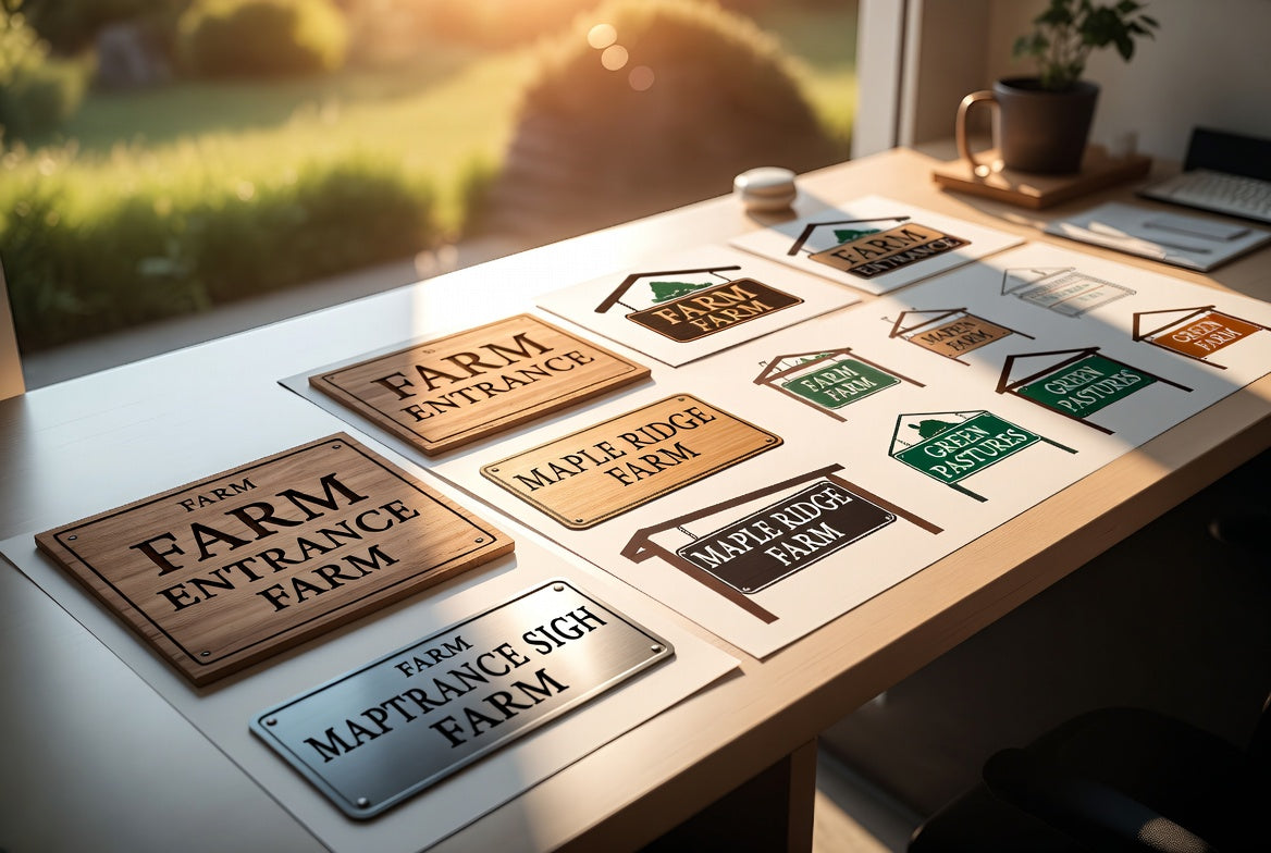 Farm Entrance Sign Templates